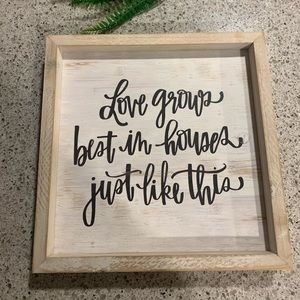 Hobby Lobby | Love Grows Sign